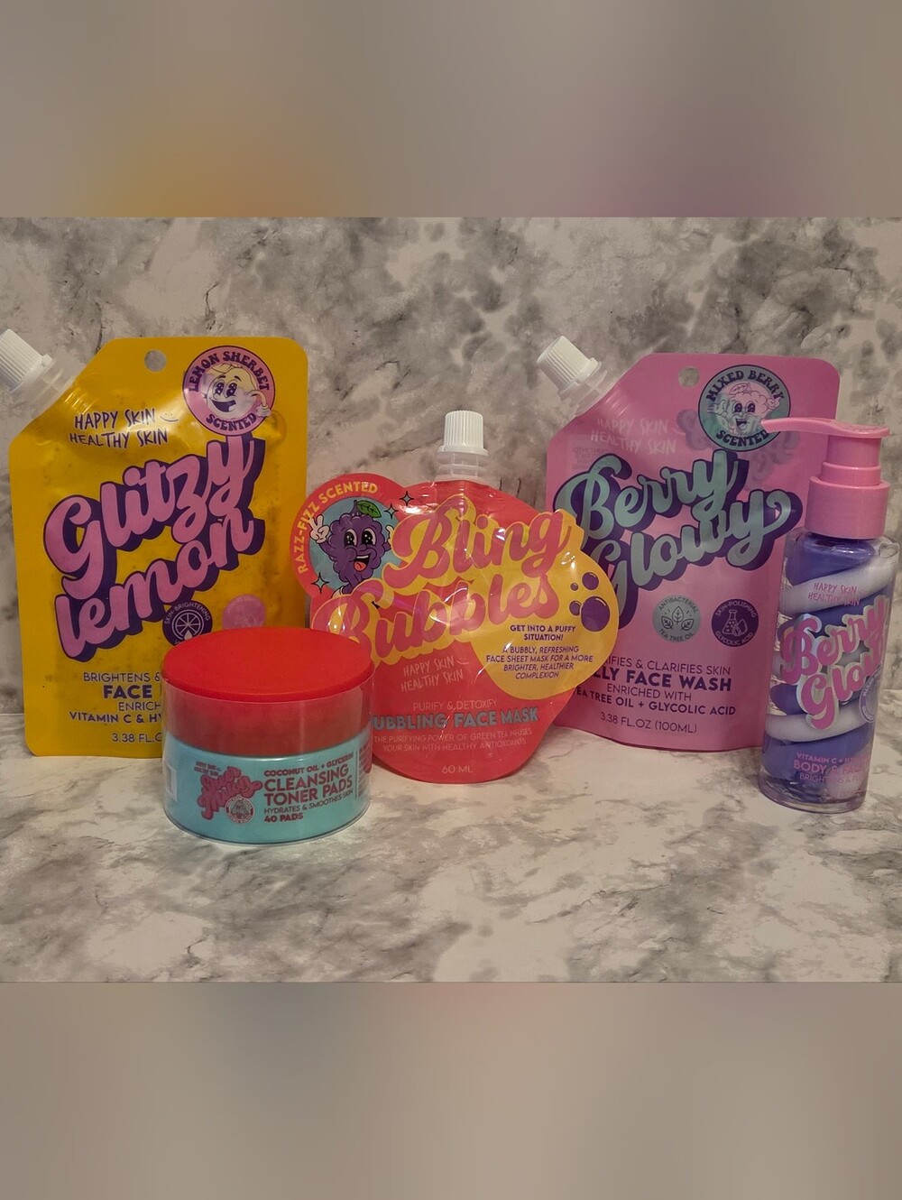 Happy Skin Healthy Skin 5 Piece Skin Care Set - Fruity Scents